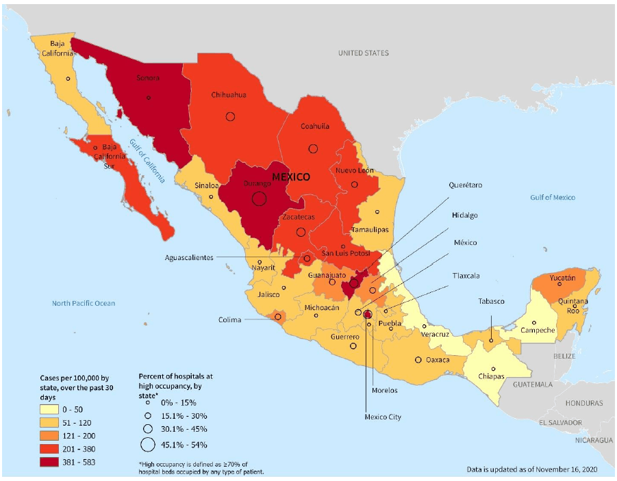 The State Of COVID-19 In Mexico - BlueDot