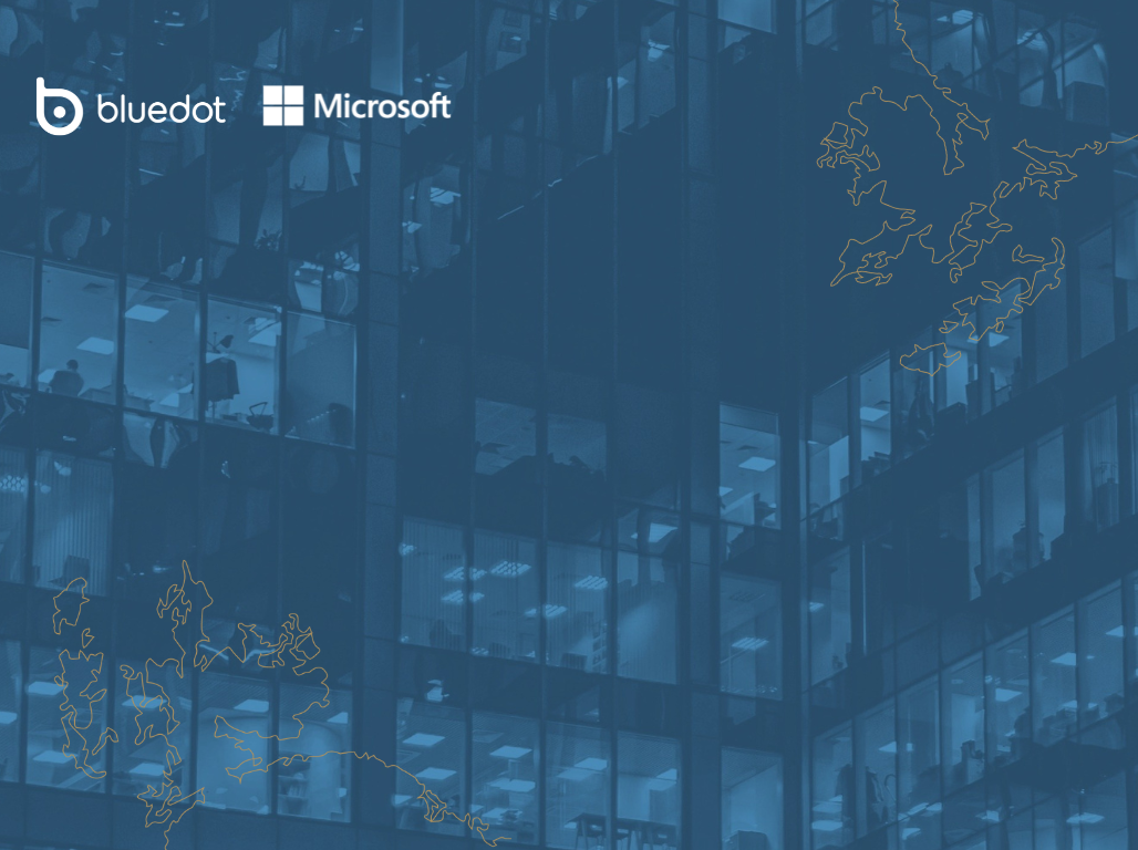 microsoft release with bluedot